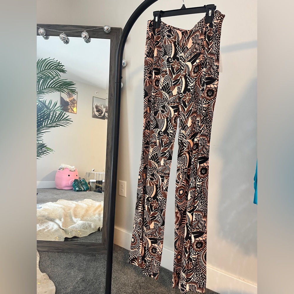 Anthropologie abstract print pants